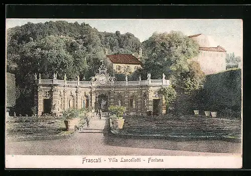 AK Frascati, Villa Lancellotti, Fontana