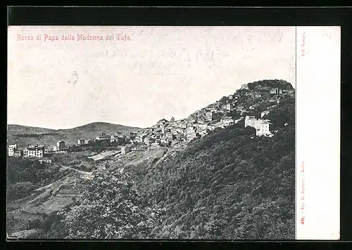 AK Rocca di Papa, Rocca di Papa dalla Madonna del Fufo