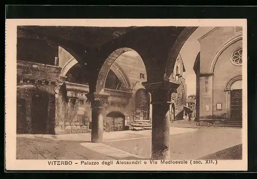 AK Viterbo, Palazzo degli Alessandri e Via Medioevale