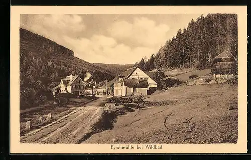 AK Wildbad, Gasthaus Eyachmühle