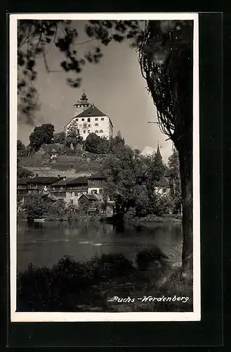 AK Buchs, Blick vom Ufer auf den Werdenberg