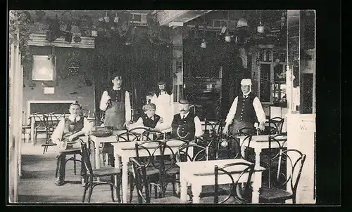 AK Hamburg, Gasthaus Vierländer Original-Bauernschenke / Köllisch Universum, Spielbudenplatz 22, Innenansicht