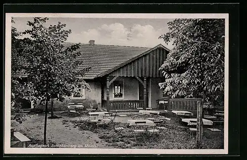 AK Bayreuth / Schlehenberg im Maintal, Gasthaus von Ernst Wölfel