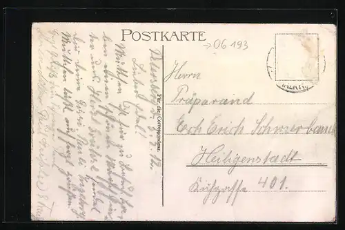 AK Wallwitz / Petersberge, Ortsansicht, Gasthof Preussischer Adler, Bismarckturm