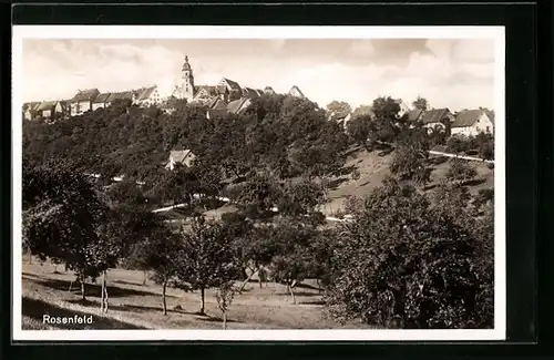 AK Rosenfeld, Gesamtansicht mit Kirche