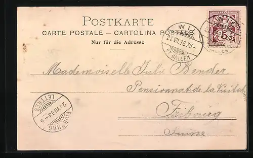 AK Wyl, Ortsansicht und Kirche