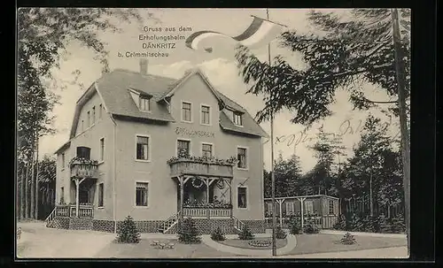 AK Dänkritz b. Crimmitschau, Erholungsheim