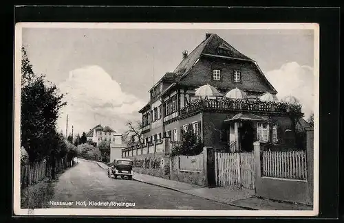 AK Kiedrich /Rheingau, Hotel Nassauer Hof