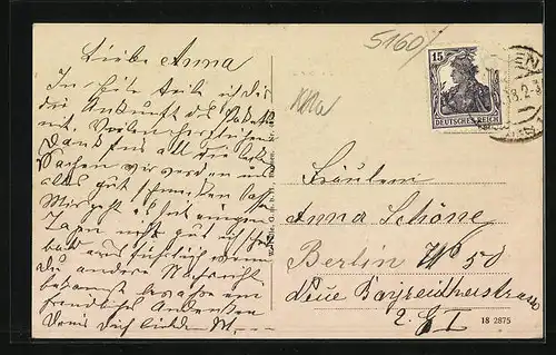 AK Düren /Rhld., Tivolistrasse mit Radfahrer