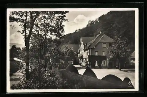 AK Freiburg-Günterstal, Hotel-Pension und Restaurant Kyburg