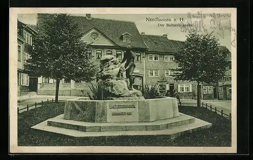 AK Nordhausen a. H., Der Baltzerbrunnen