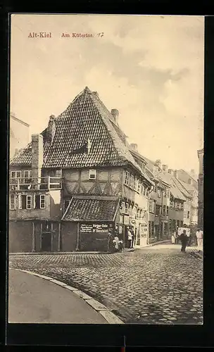 AK Alt-Kiel, Am Kütertor mit Geschäft