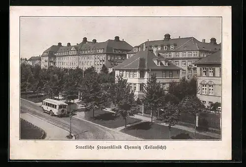 AK Chemnitz, Staatliche Frauenklinik, Teilansicht