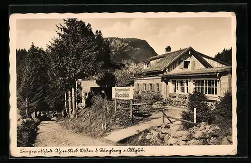 AK Burgberg i. Allgäu, Bergwirtschaft Alpenblick