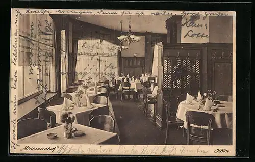 AK Köln, Restaurant Prinzenhof, Hohenzollernring 1-3