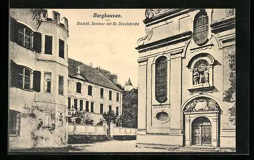 AK Burghausen, Bischöfl. Seminar mit St. Josefskirche