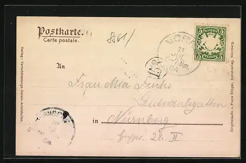 AK Artelshofen, Teilansicht mit Fluss