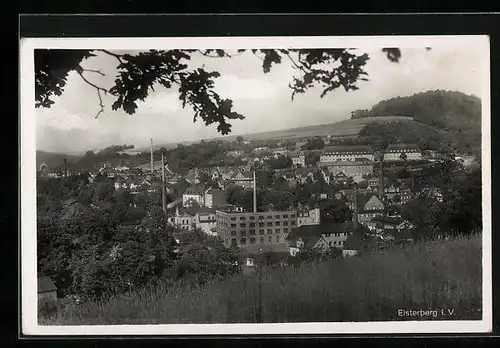 AK Elsterberg i. V., Teilansicht des Ortes