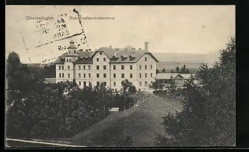 AK Oberoelkofen, Blick nach dem Rekonvaleszentenheim