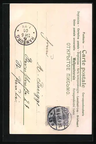 AK Herbst, Kleines Mädchen mit Weintrauben auf einer Wiese