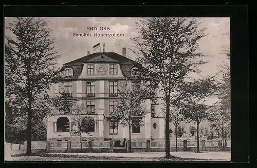 AK Bad Orb, Hotel-Pension Hohenzollern