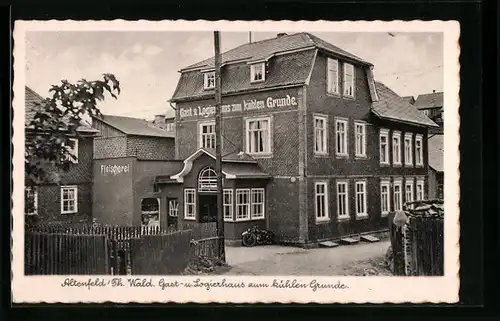 AK Altenfeld /Th. Wald, Gast- u. Logierhaus zum kühlen Grunde