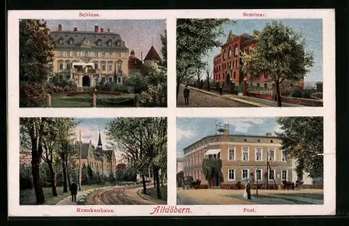 AK Altdöbern, Schloss, Krankenhaus, Seminar