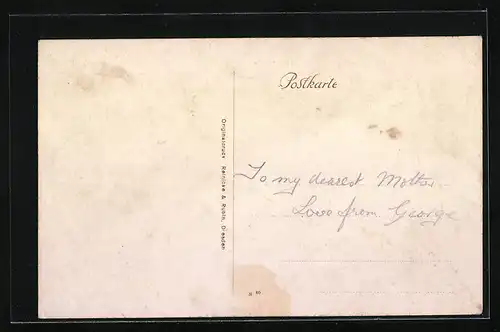 AK Burscheid, Partie in der Hauptstrasse