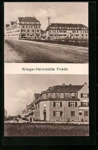 AK Frankfurt a. M.-Ginnheim, Partien an der Krieger-Heimstätte Friede