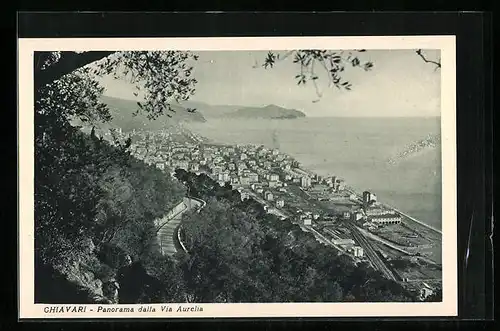 AK Chiavari, Panorama dalla Via Aurelia