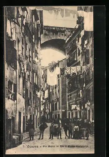 AK Genova, Via Madre di Dio e Ponte Carignano