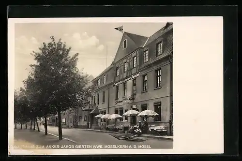 AK Moselkern a. d. Mosel, Gasthaus zum Anker v. Jakob Gierten Wwe.