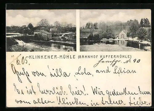 AK Klinkener-Mühle, Partien im Ort