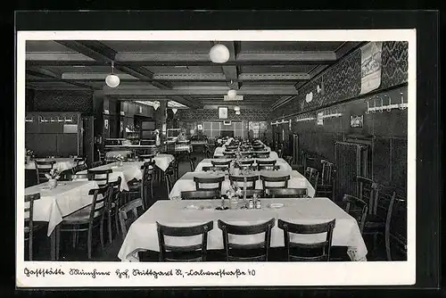 AK Stuttgart, Gaststätte Münchener Hof, Calwerstrasse 40