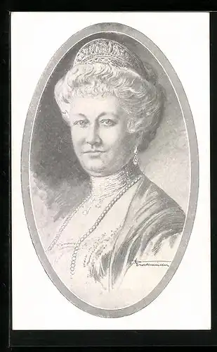AK Kaiserin Auguste Victoria, Portrait