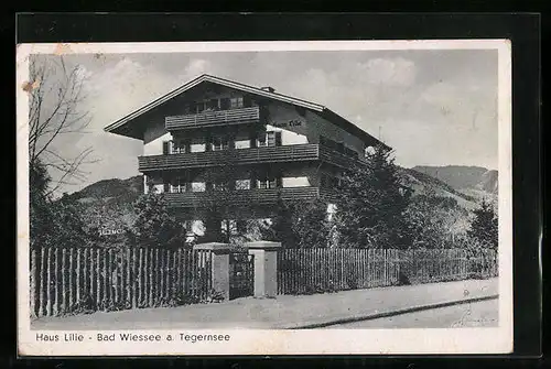 AK Bad Wiessee a. Tegernsee, Gasthaus Haus Lilie