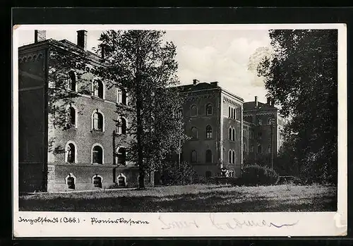 AK Ingolstadt /Obb., Blick auf die Pionierkaserne