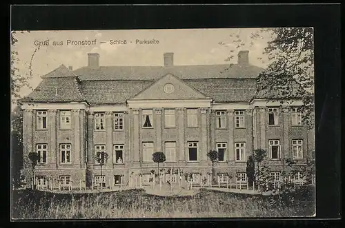 AK Pronstorf, Schloss, Parkseite