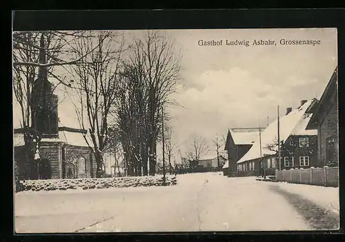 AK Grossenaspe, Gasthof Ludwig Asbahr