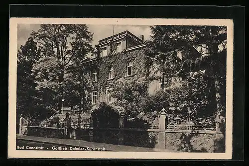 AK Bad Cannstatt, Gottlieb-Daimler-Kuranstalt