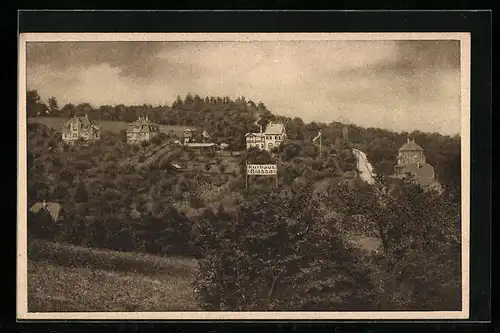 AK Schönberg-Birkach /Stuttgart, Ortsansicht mit Kurhaus Blassa