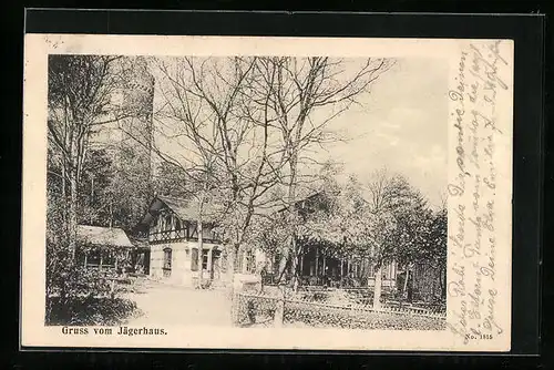 AK Stuttgart, Blick auf das Jägerhaus