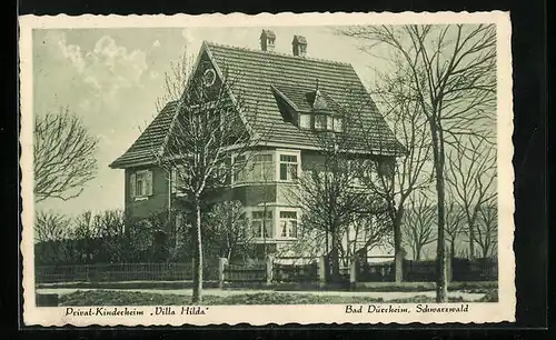 AK Bad Dürrheim / Schwarzwald, Privat-Kinderheim Villa Hilda