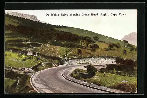 AK Cape Town, De Wahl`s Drive showing Lion`s Head