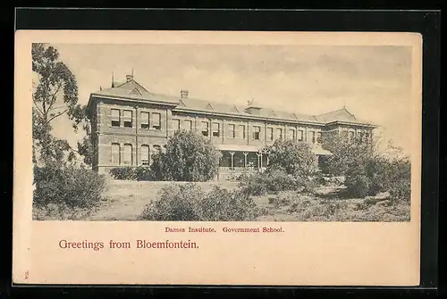AK Bloemfontein, Dames Institut, Government School