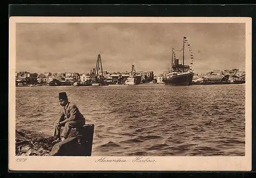 AK Alexandria, Harbour, Dampfer