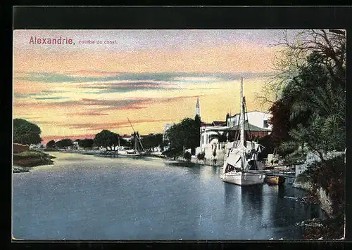 AK Alexandrie, Courbe du canal