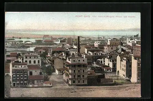 AK Port Said, Vue Panoramique prise du Phare