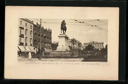 AK Alexandria, Mohamed Aly`s Statue and the Exchange