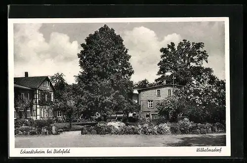 AK Eckardtsheim bei Bielefeld, Blick auf Wilhelmsdorf